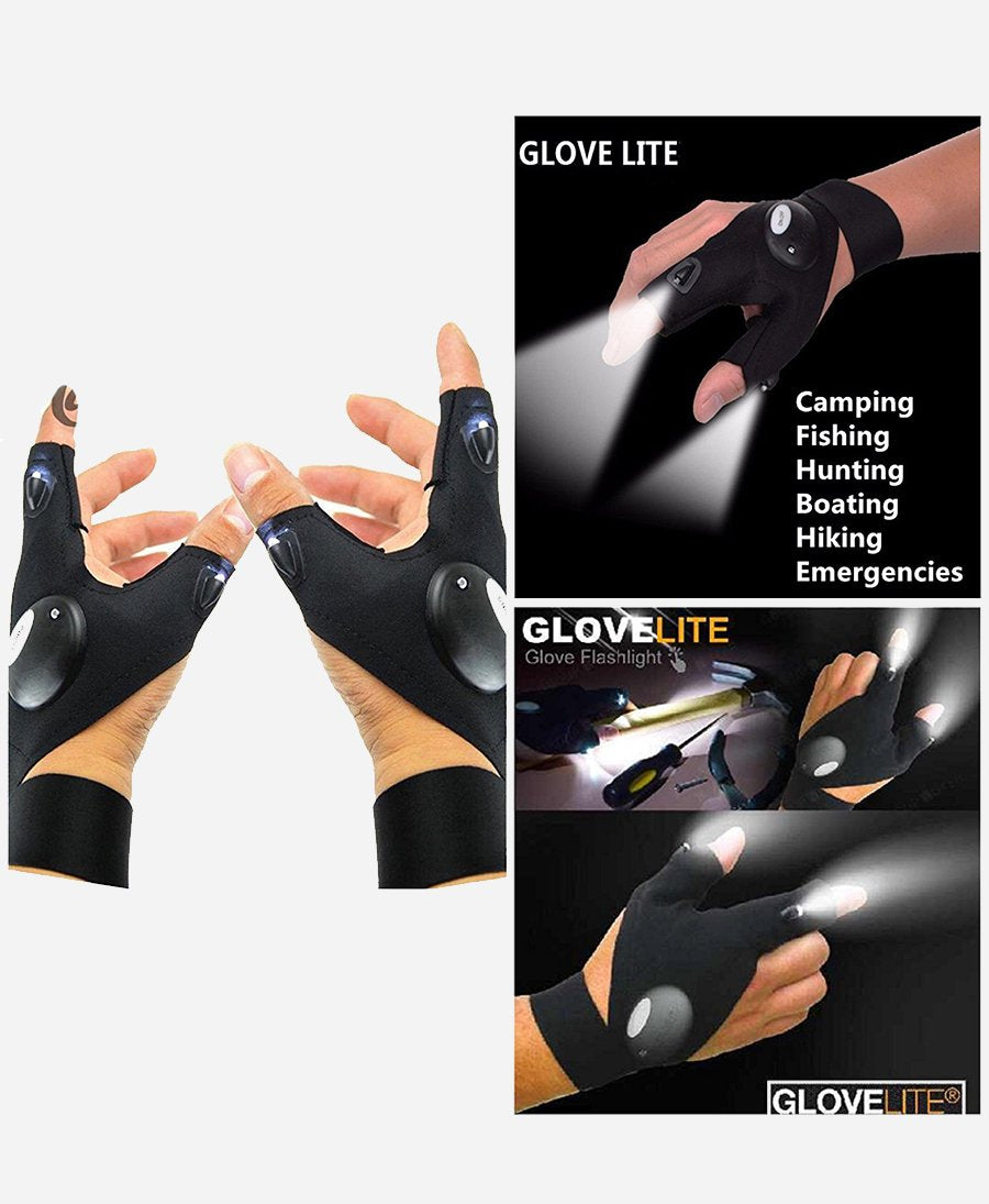 Tactical Waterproof LED Gloves