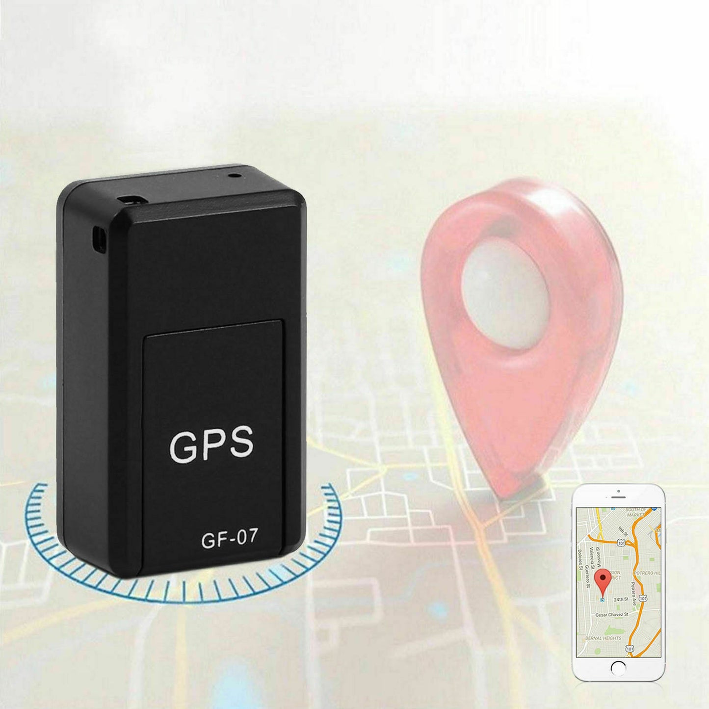 Mini GPS Worldwide Tracker (Magnetic)