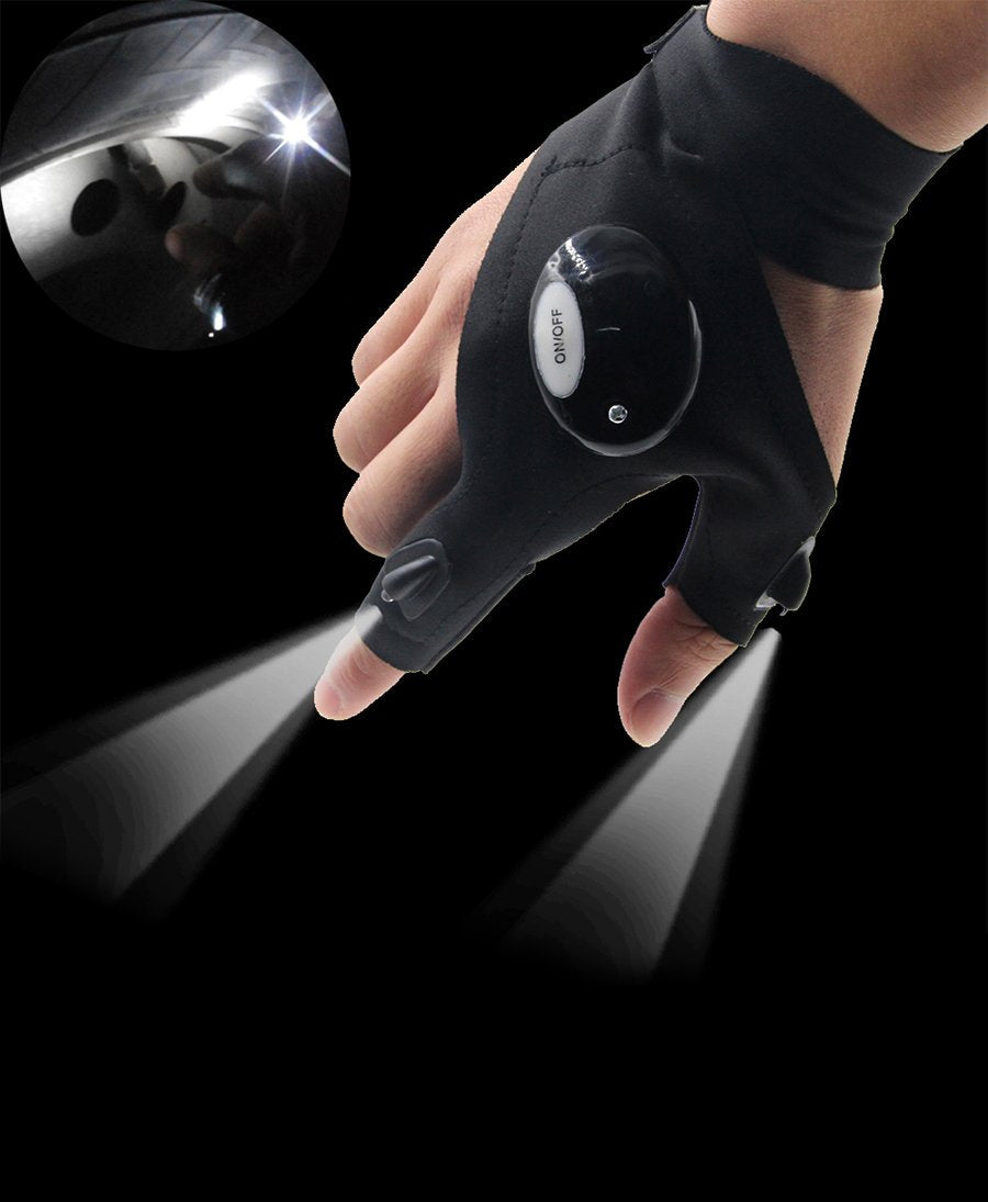 Tactical Waterproof LED Gloves